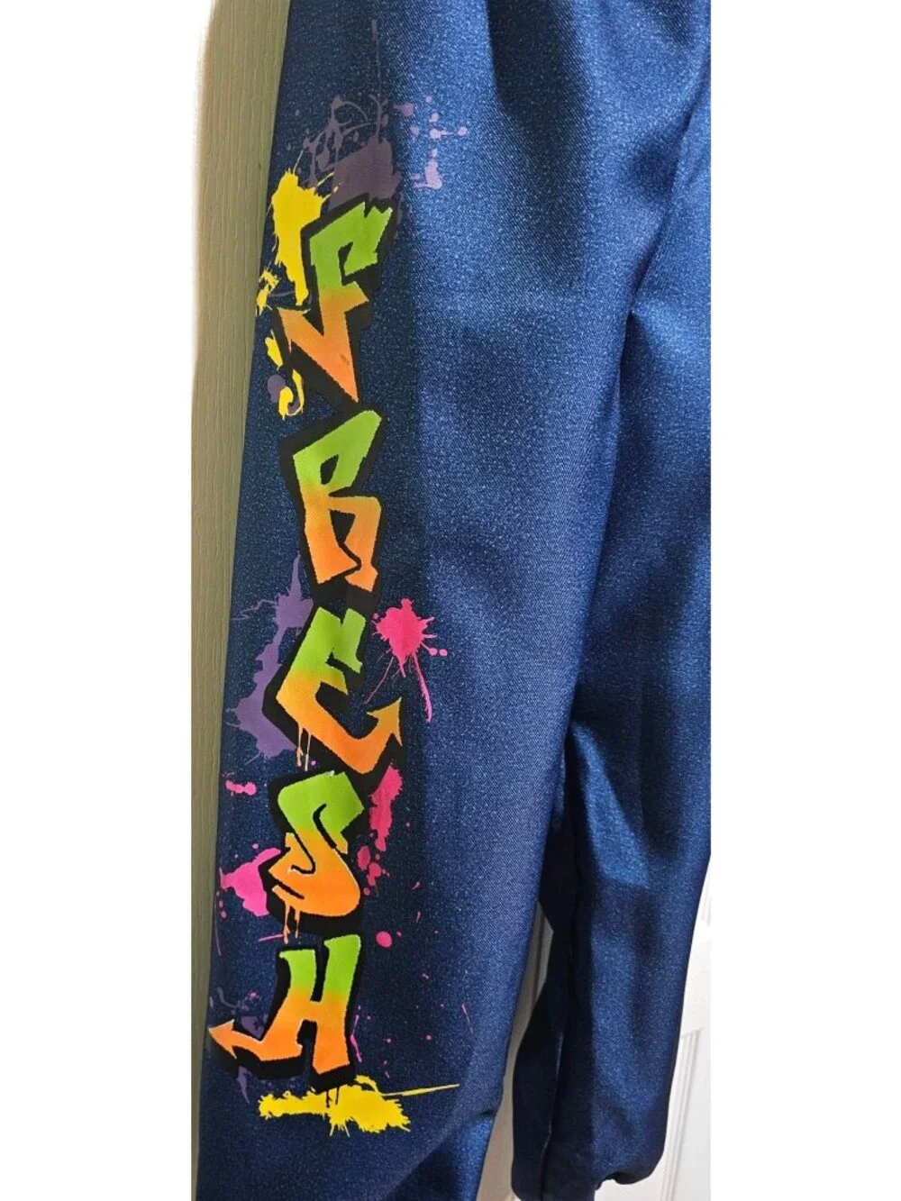 90s Hip Hop Costume Kids 10-12 Fresh Fly Old Skool Gold Chain Glasses Hat Set